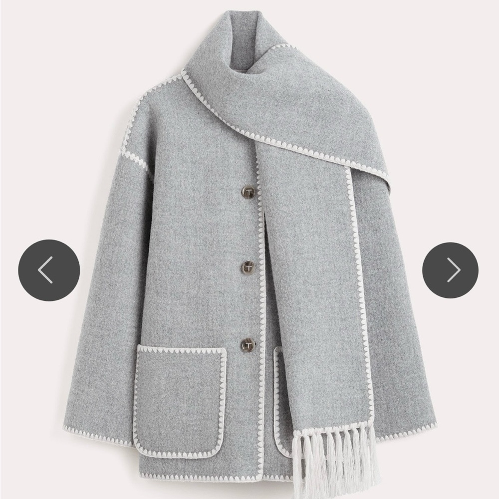 Toteme scarf coat NWT size 32